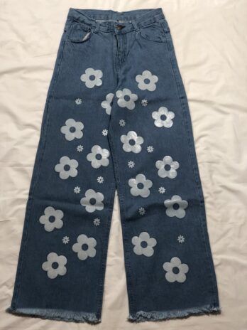 White Flower Blue Jeans.