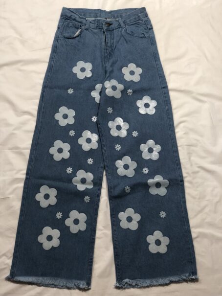 White Flower Blue Jeans